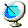 blue dish